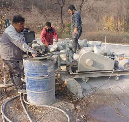 枣强路面下沉注浆